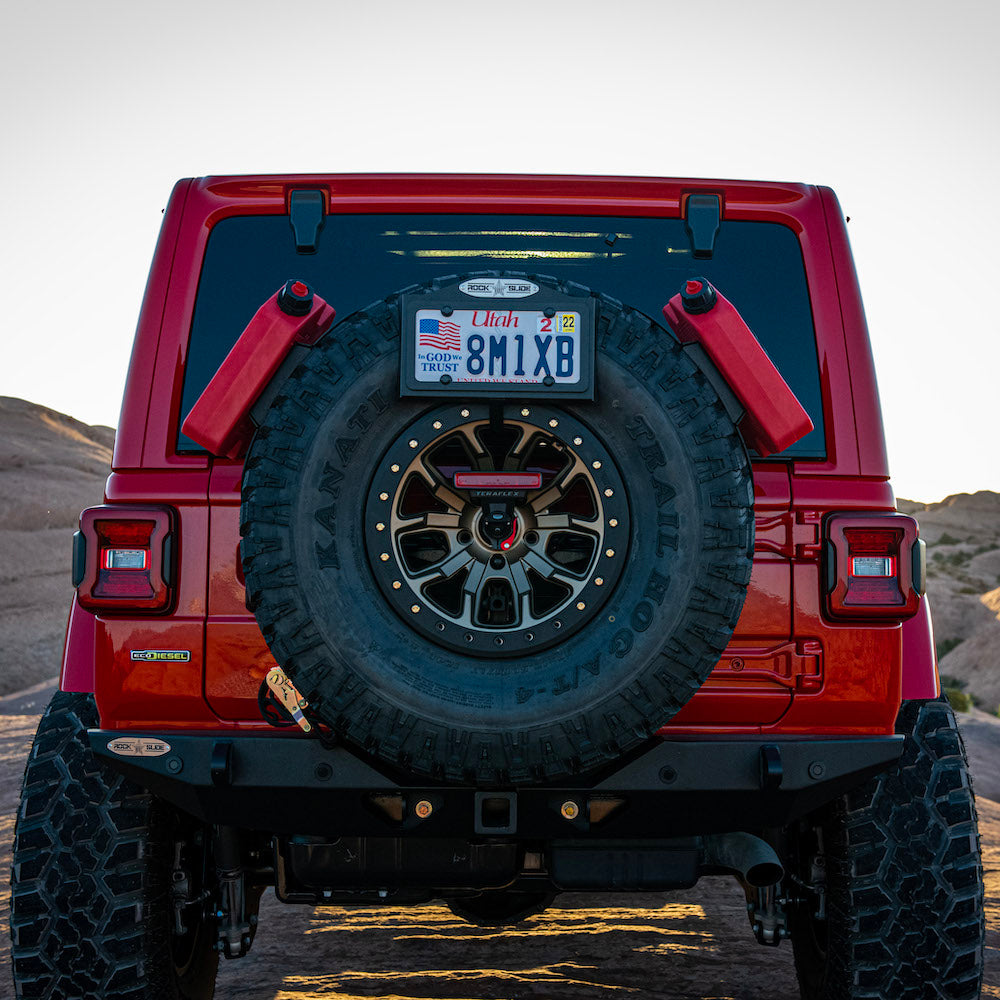 Spare Tire Mount EZ Rack Kit All Tire Sizes Basic Steel Rock Slide Engineering-3