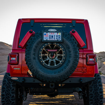 Spare Tire Mount EZ Rack Kit All Tire Sizes Basic Steel Rock Slide Engineering-3