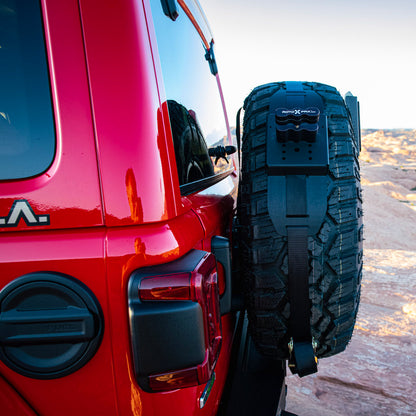 Spare Tire Mount EZ Rack Kit All Tire Sizes Basic Steel Rock Slide Engineering-7