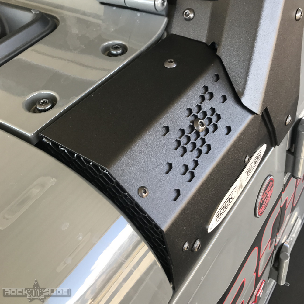 JL/JT Cowl LED Light Pod Bracket Rock Slide Engineering-3
