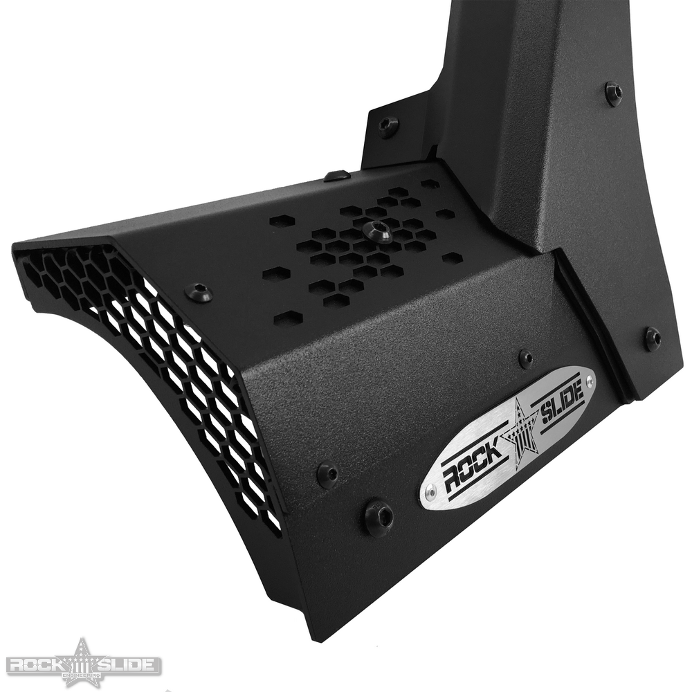 JL / JT Lower Larger Cowl LED Light Pod Brackets and Upper Bar Brackets Rock Slide Engineering-4
