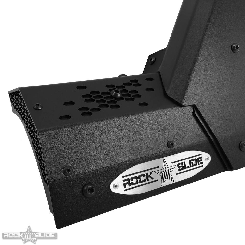 JL / JT Lower Larger Cowl LED Light Pod Brackets and Upper Bar Brackets Rock Slide Engineering-5