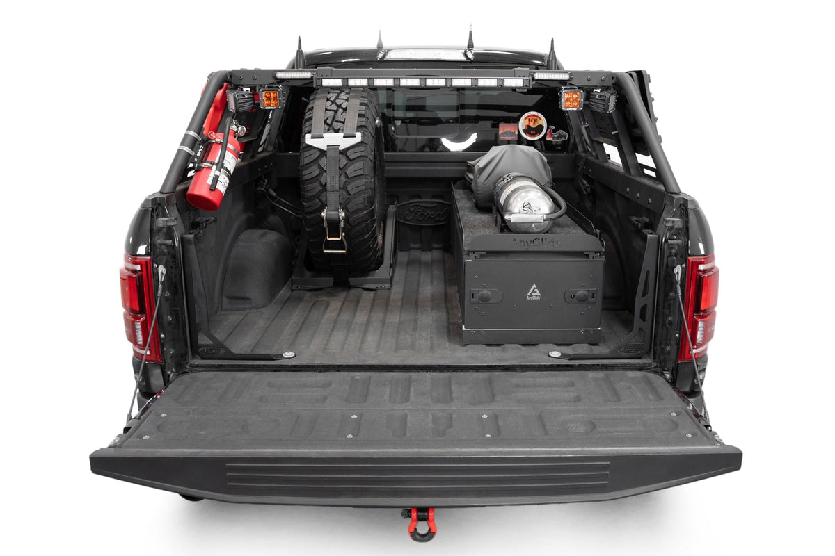 2015-2020 Ford F-150, F-150 Raptor 66 Inch Bed Bed Channel Stiffeners Addictive Desert Designs-3
