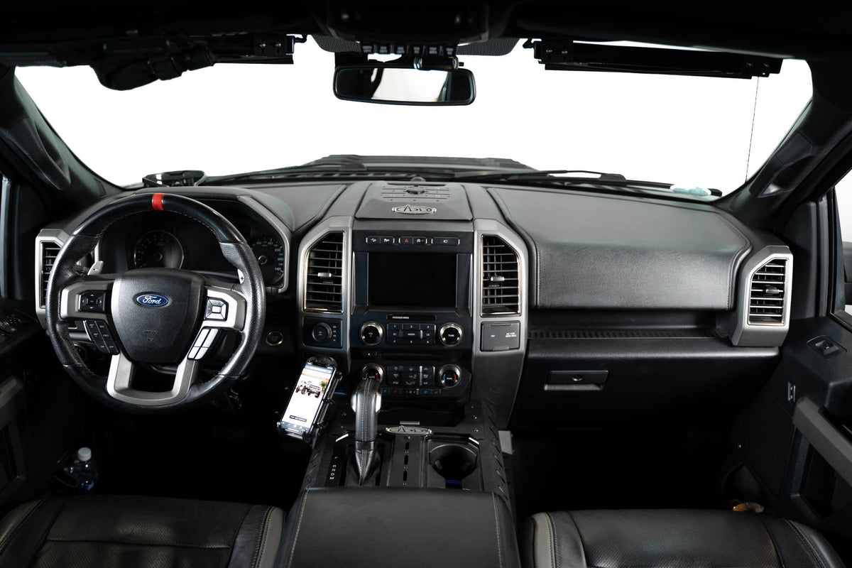 2015-2020 Ford F-150, Raptor Center Console Molle Bridge Addictive Desert Designs-3