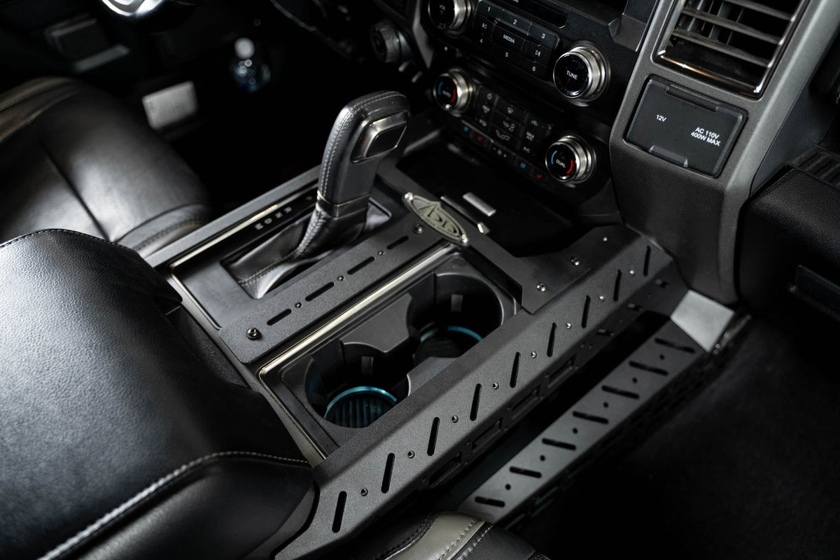 2015-2020 Ford F-150, Raptor Center Console Molle Bridge Addictive Desert Designs-8