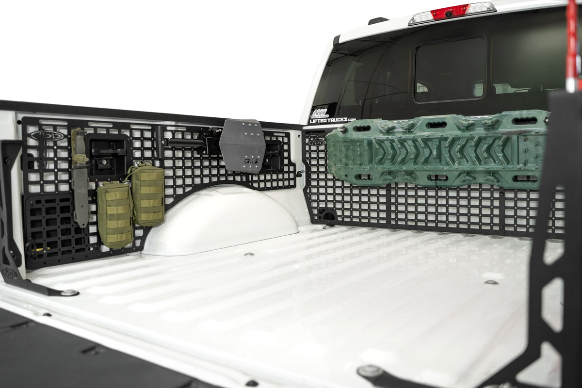 2021+ Ford F-150, F-150 Raptor 66 Inch Bed Side Molle Panels Driver Full Set Addictive Desert Designs-11
