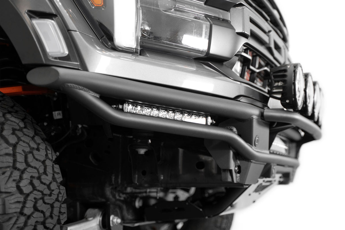2021+ Ford F-150 Raptor Race Series Front Bumper Light Hoop Addictive Desert Designs-3