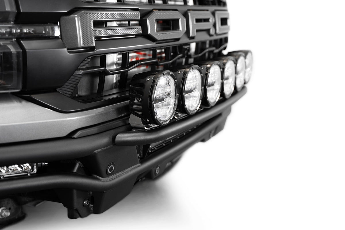 2021+ Ford F-150 Raptor Race Series Front Bumper Light Hoop Addictive Desert Designs-4