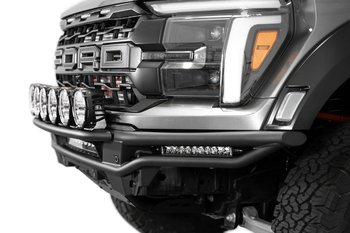 2021+ Ford F-150 Raptor Race Series Front Bumper Light Hoop Addictive Desert Designs-8