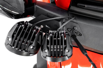 2021+ Ford Bronco, Bronco Raptor Dual Ditch Light Brackets Addictive Desert Designs-1