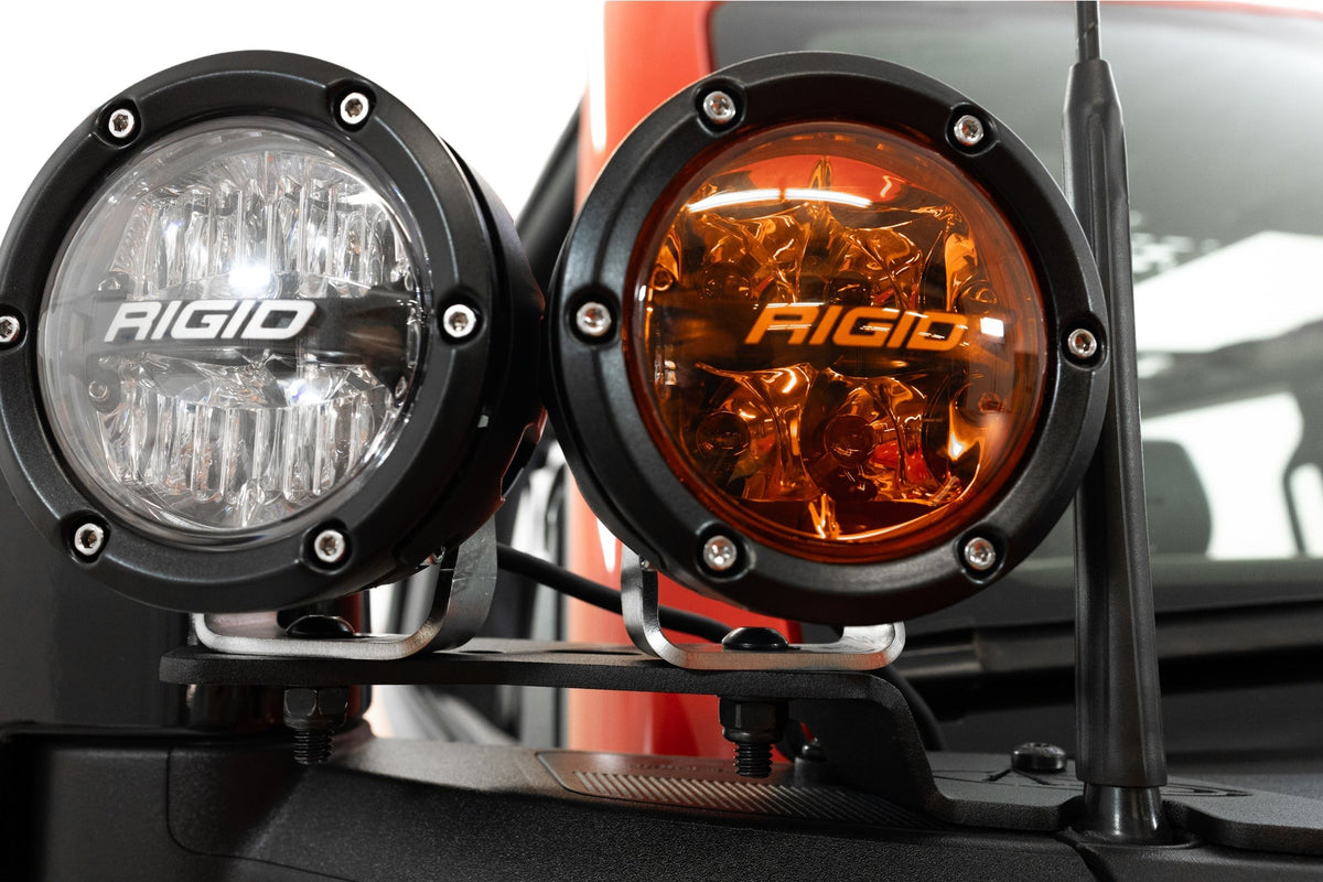 2021+ Ford Bronco, Bronco Raptor Dual Ditch Light Brackets Addictive Desert Designs-2