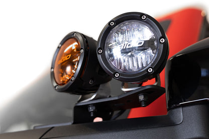 2021+ Ford Bronco, Bronco Raptor Dual Ditch Light Brackets Addictive Desert Designs-11