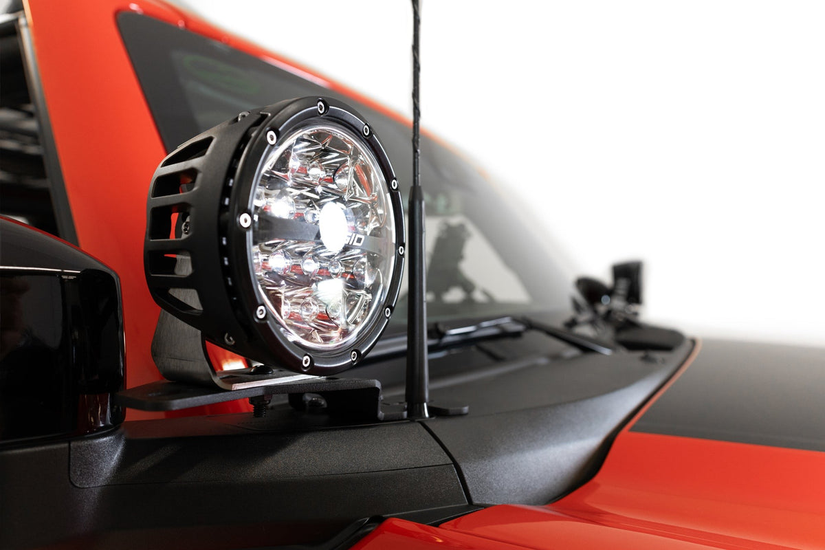 2021+ Ford Bronco, Bronco Raptor Dual Ditch Light Brackets Addictive Desert Designs-12