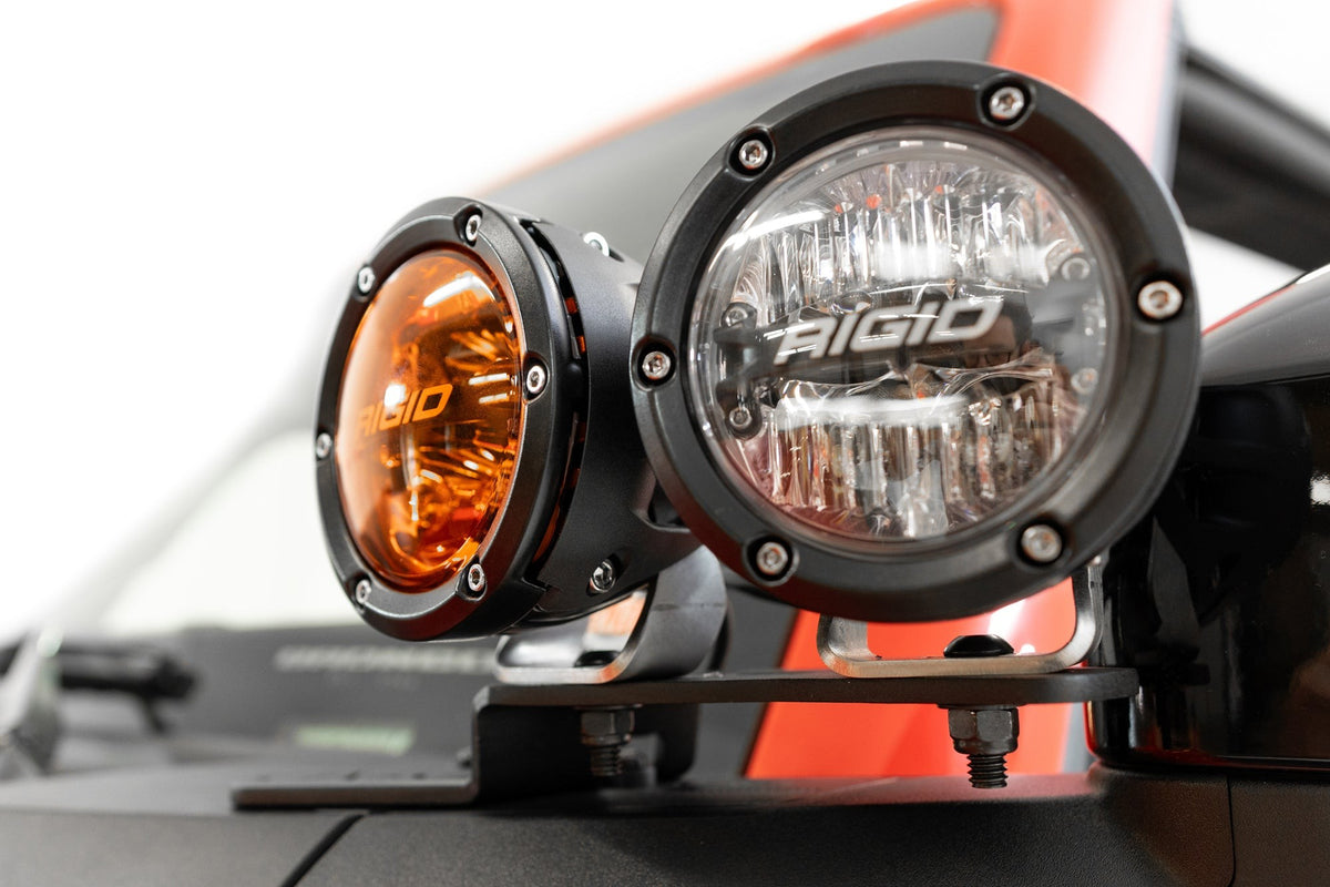 2021+ Ford Bronco, Bronco Raptor Dual Ditch Light Brackets Addictive Desert Designs-4
