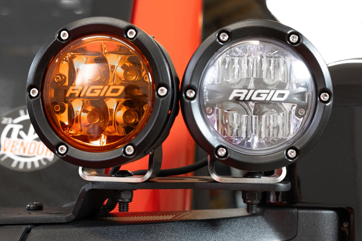 2021+ Ford Bronco, Bronco Raptor Dual Ditch Light Brackets Addictive Desert Designs-5