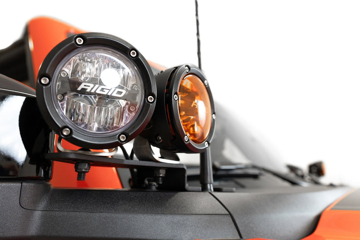 2021+ Ford Bronco, Bronco Raptor Dual Ditch Light Brackets Addictive Desert Designs-7