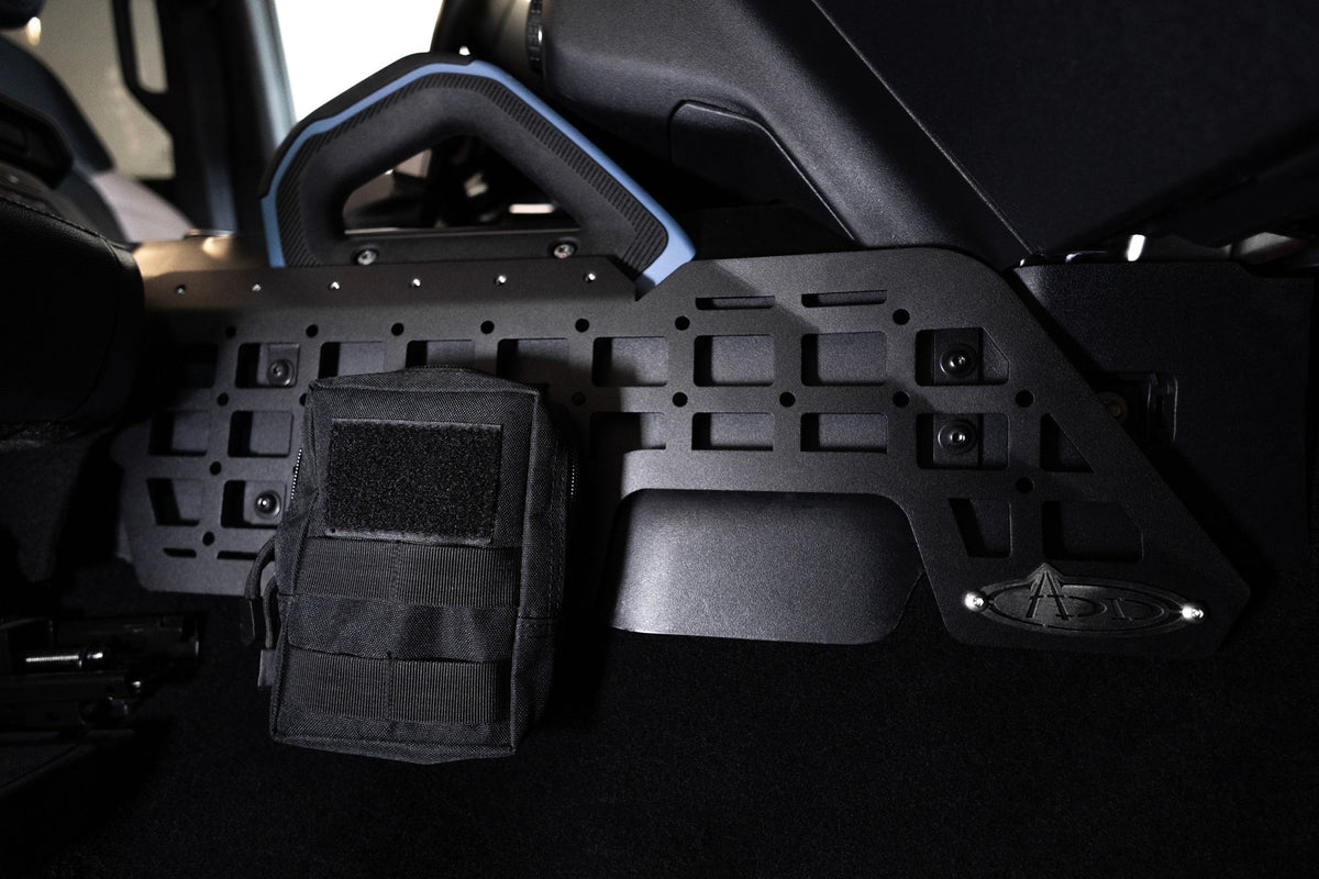 2021+ Ford Bronco, Bronco Raptor Center Console Molle Panels Addictive Desert Designs-1