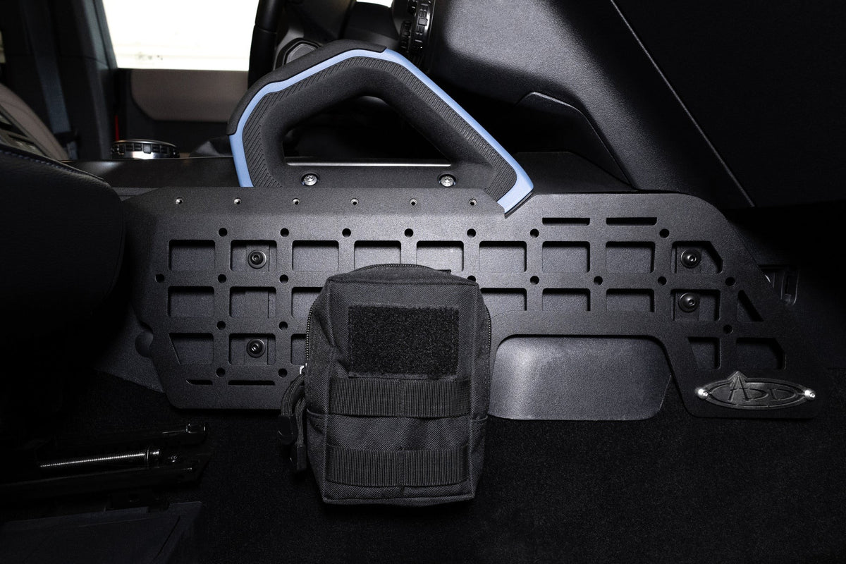 2021+ Ford Bronco, Bronco Raptor Center Console Molle Panels Addictive Desert Designs-3
