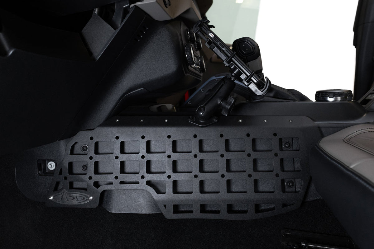 2021+ Ford Bronco, Bronco Raptor Center Console Molle Panels Addictive Desert Designs-5