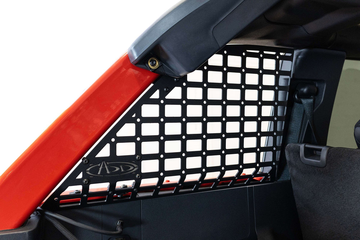 2021+ Ford Bronco, Bronco Raptor Rear Window Molle Storage Panels Addictive Desert Designs-4