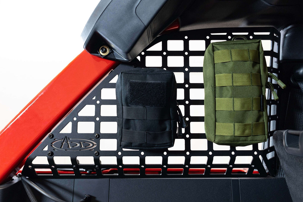 2021+ Ford Bronco, Bronco Raptor Rear Window Molle Storage Panels Addictive Desert Designs-5