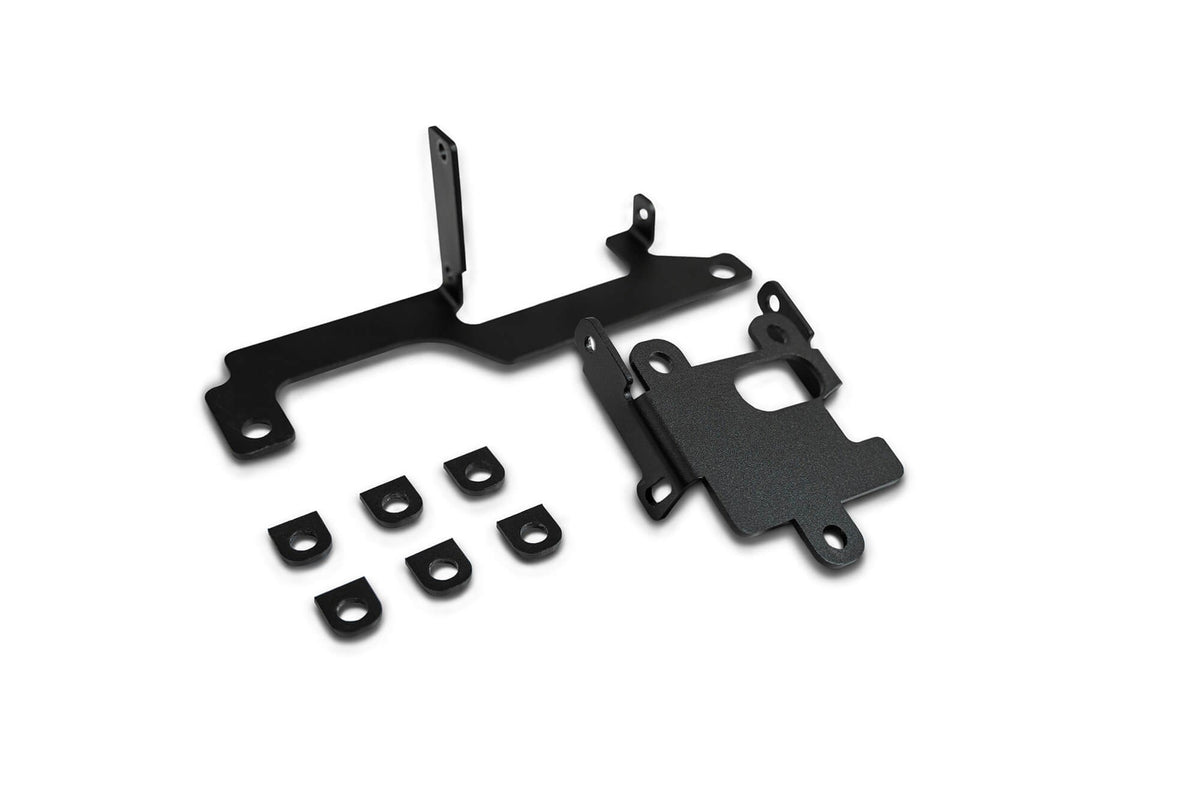 2021+ Ford Bronco Adaptive Speed Control Relocation Bracket in Hammer Black Addictive Desert Designs-3