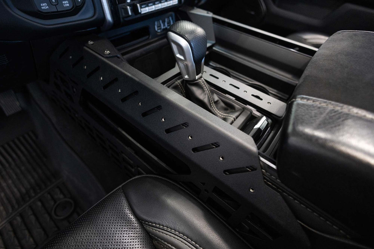 2021-2025 RAM 1500 TRX & RHO Center Console Molle Panels, Digital Device Bridge Addictive Desert Designs-12