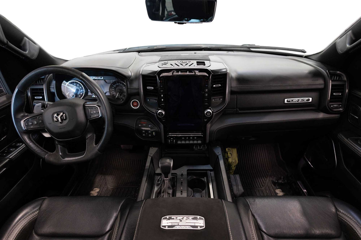 2021-2025 RAM 1500 TRX & RHO Center Console Molle Panels, Digital Device Bridge Addictive Desert Designs-8