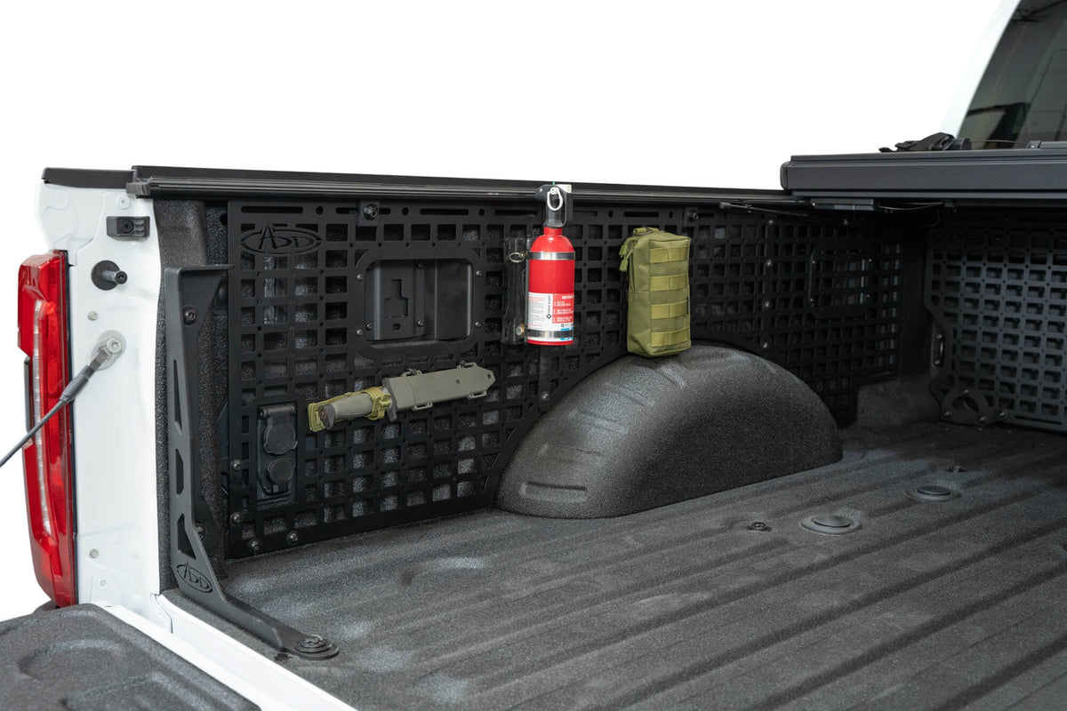 2023+ Ford Super Duty F-250 F-350 81.6 Inch Bed Bed Side Molle Panels Addictive Desert Designs