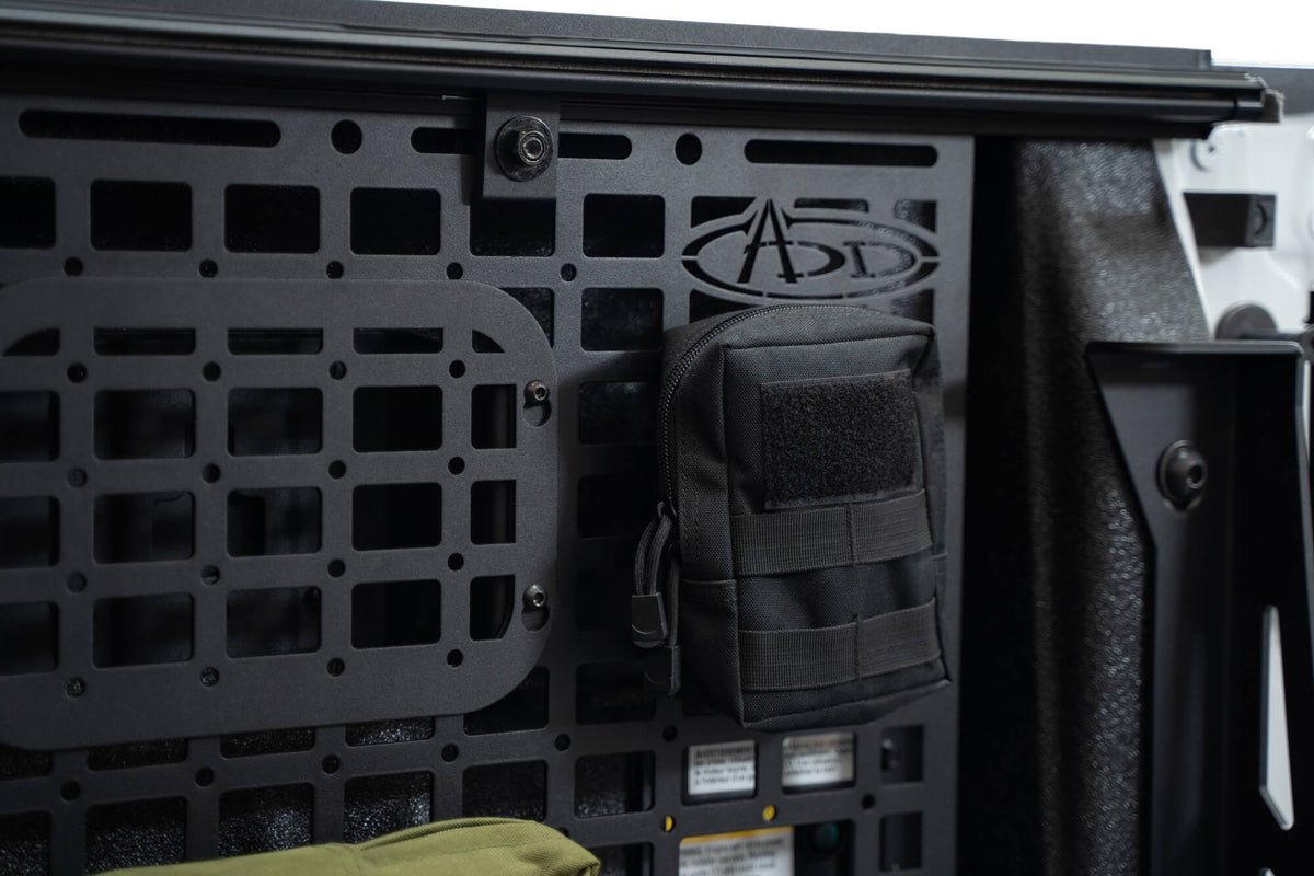2023+ Ford Super Duty F-250 F-350 81.6 Inch Bed Bed Side Molle Passenger Side In Hammer Black Addictive Desert Designs-13