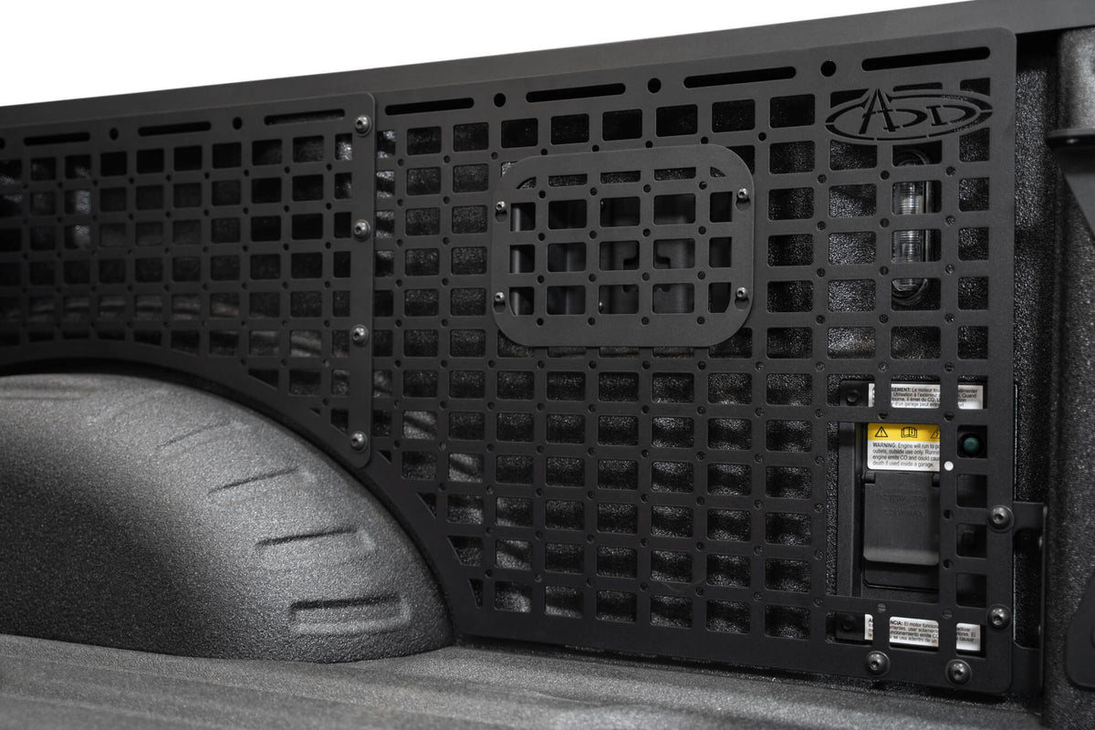 2023+ Ford Super Duty F-250 F-350 81.6 Inch Bed Bed Side Molle Passenger Side In Hammer Black Addictive Desert Designs-16