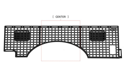 2023+ Ford Super Duty F-250 F-350 81.6 Inch Bed Bed Side Molle Passenger Side In Hammer Black Addictive Desert Designs-24