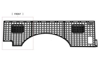 2023+ Ford Super Duty F-250 F-350 81.6 Inch Bed Bed Side Molle Passenger Side In Hammer Black Addictive Desert Designs-25