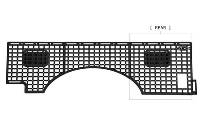2023+ Ford Super Duty F-250 F-350 81.6 Inch Bed Bed Side Molle Passenger Side In Hammer Black Addictive Desert Designs-26