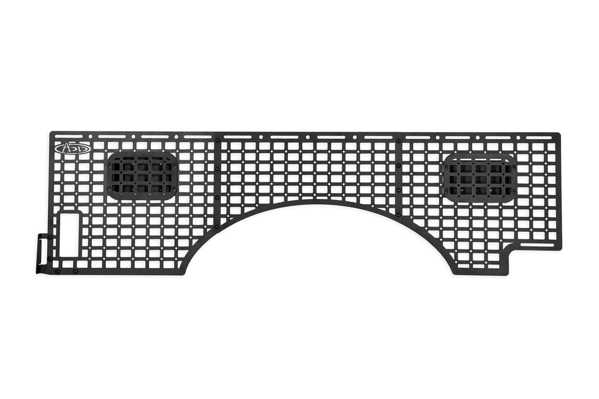 2023+ Ford Super Duty F-250 F-350 81.6 Inch Bed Bed Side Molle Passenger Side In Hammer Black Addictive Desert Designs-8