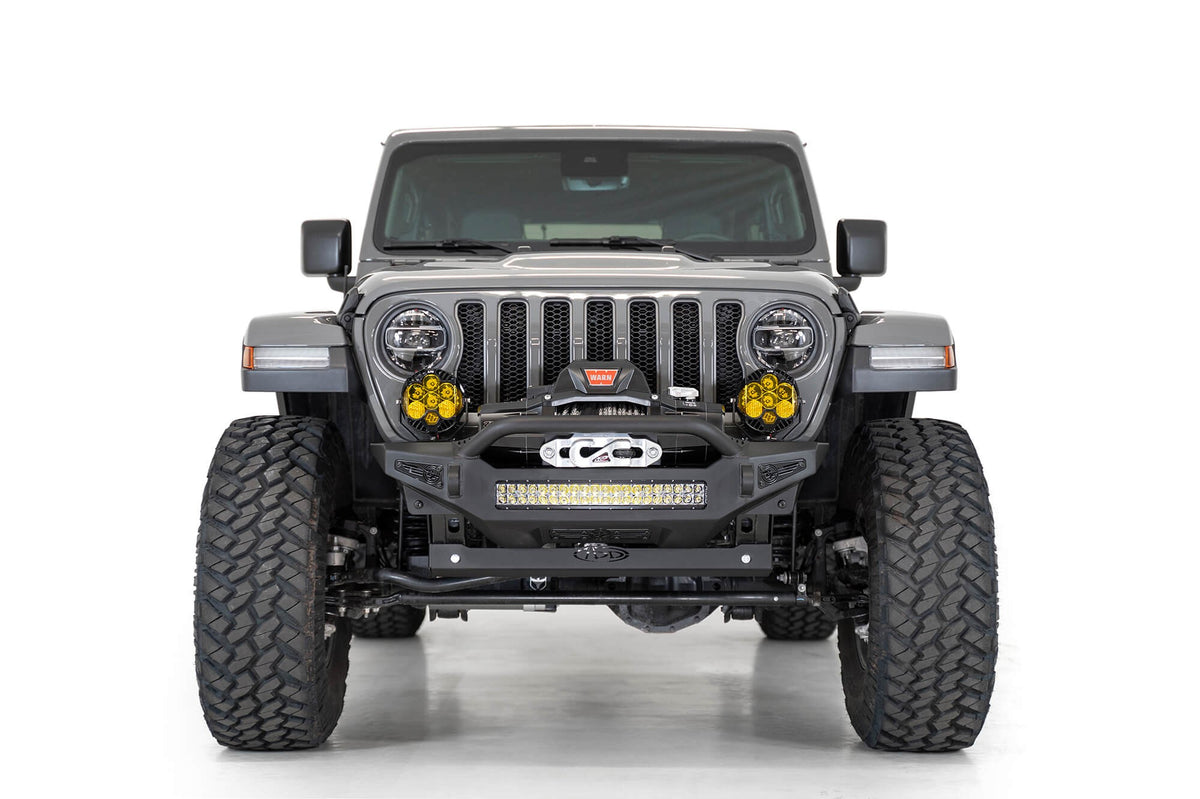 2018+ Jeep JL JLU JT Wrangler, Gladiator way Bar Skid Plate Addictive Desert Designs-2