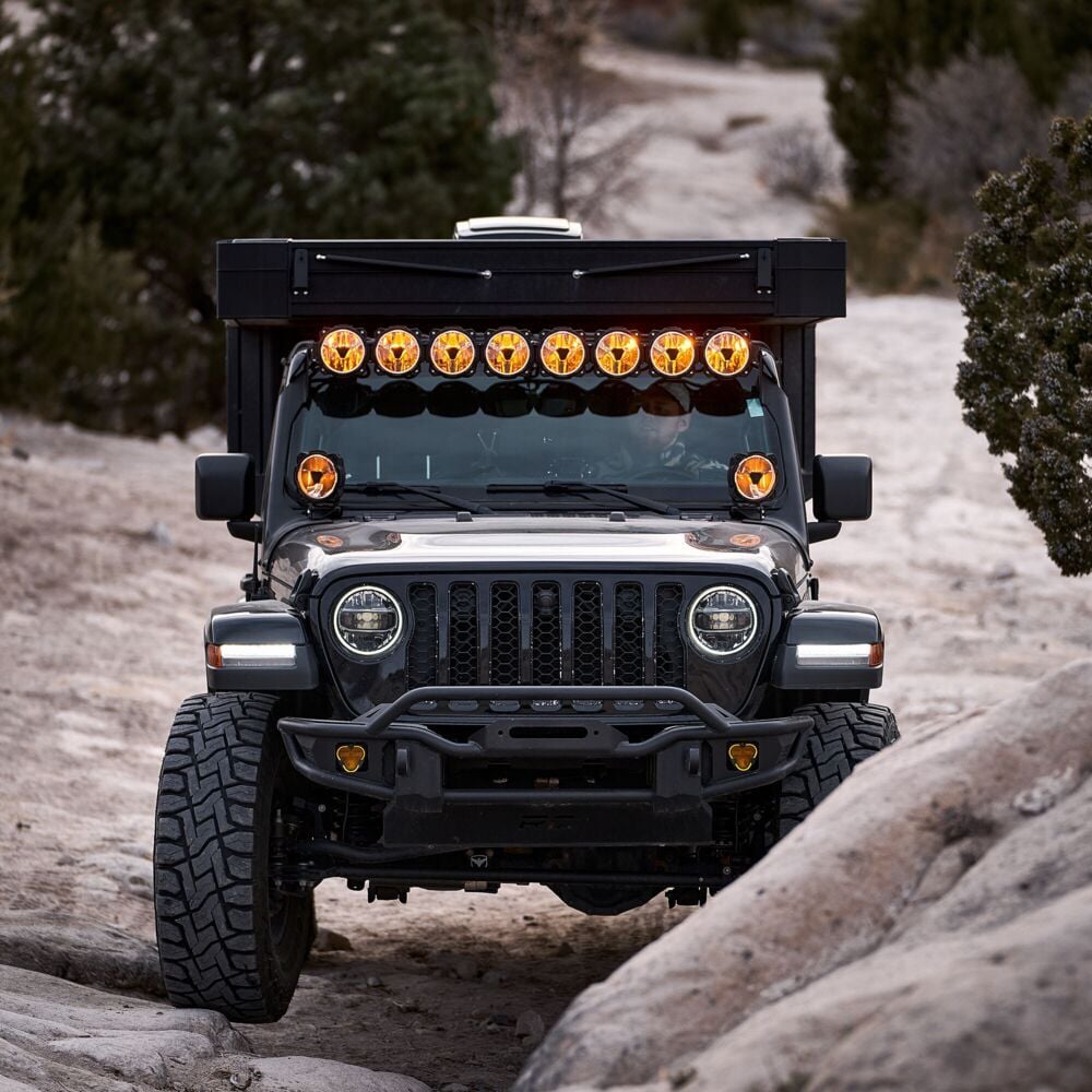Gravity Titan Overhead 50 Inch Light Bar 2018-2026 Jeep Wrangler JL/Gladiator KC Hilites-5