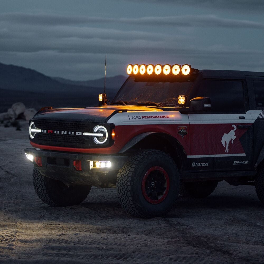 Gravity Titan Overhead 50 Inch Light Bar 2021+ Ford Bronco KC Hilites-2