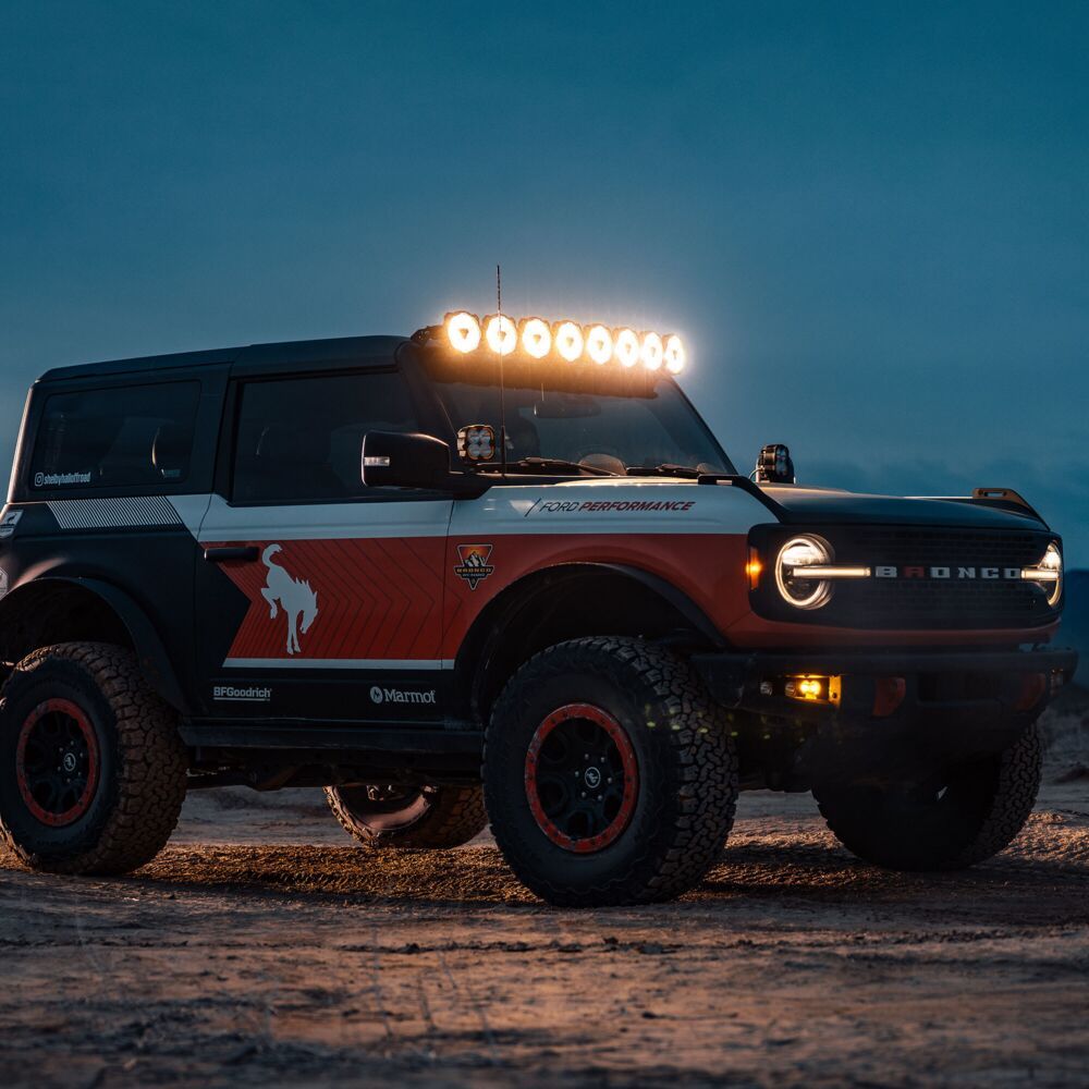Gravity Titan Overhead 50 Inch Light Bar 2021+ Ford Bronco KC Hilites-4