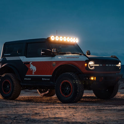 Gravity Titan Overhead 50 Inch Light Bar 2021+ Ford Bronco KC Hilites-4