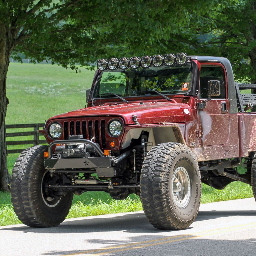Gravity Titan Overhead 50 Inch Light Bar 1997-2006 Jeep Wrangler TJ KC Hilites-3