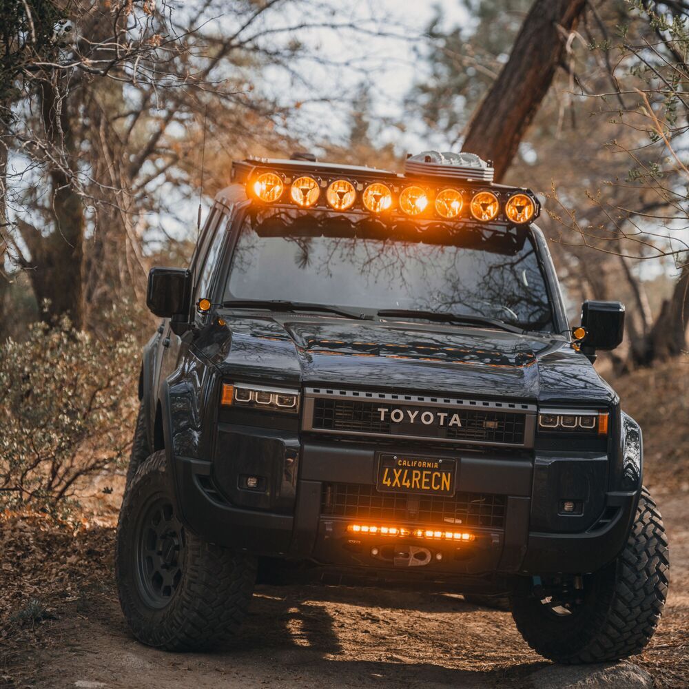 Platform One Roof Rack with 360 Degree Lighting (2024-2026 Toyota Landcruiser) KC Hilites-3