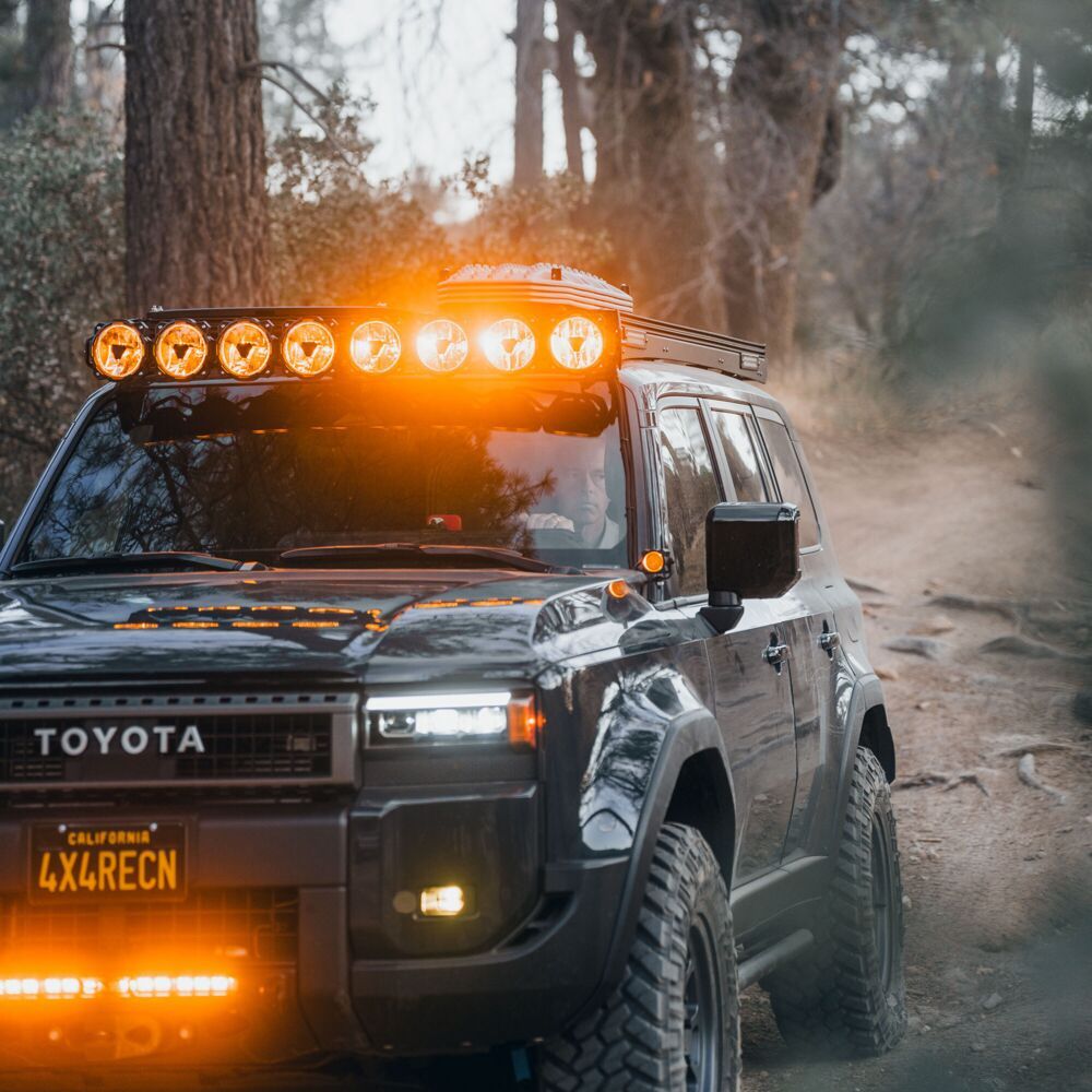 Platform One Roof Rack with 360 Degree Lighting (2024-2026 Toyota Landcruiser) KC Hilites-5