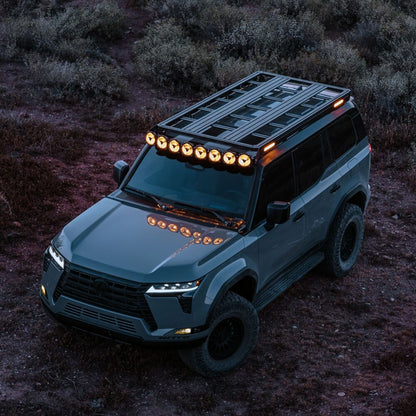 Platform One Roof Rack with 360 Degree Lighting (2024-2026 Lexus Gx 550) KC Hilites-3