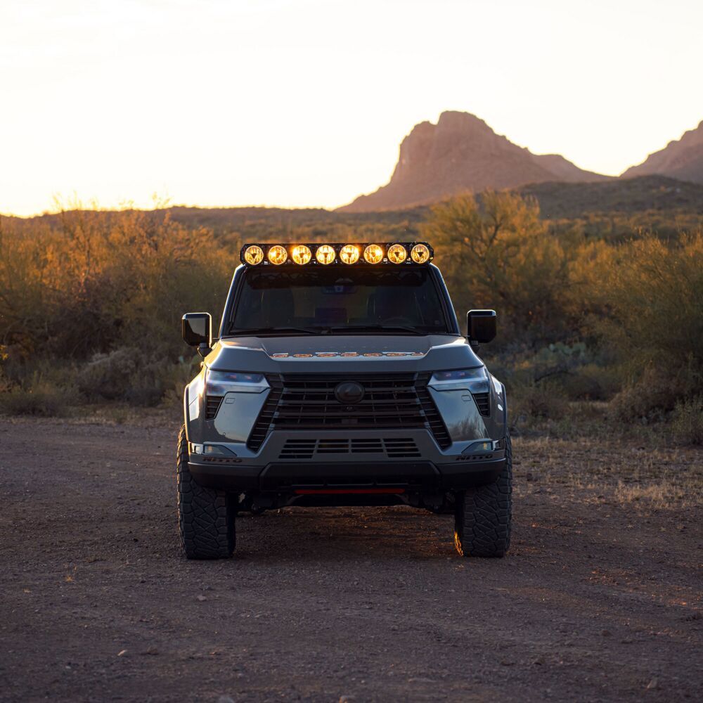 Platform One Roof Rack with 360 Degree Lighting (2024-2026 Lexus Gx 550) KC Hilites-5