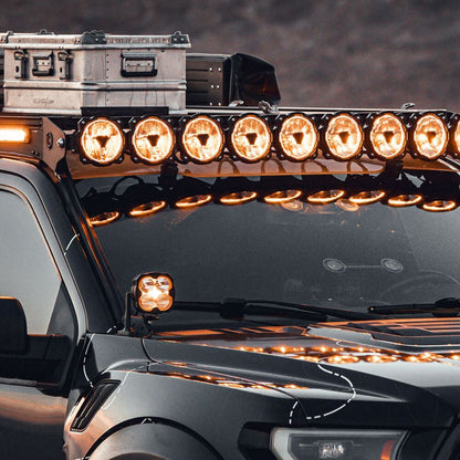 Platform One Roof Rack with 360 Degree Lighting (2015-2026 Ford F150) KC Hilites-5
