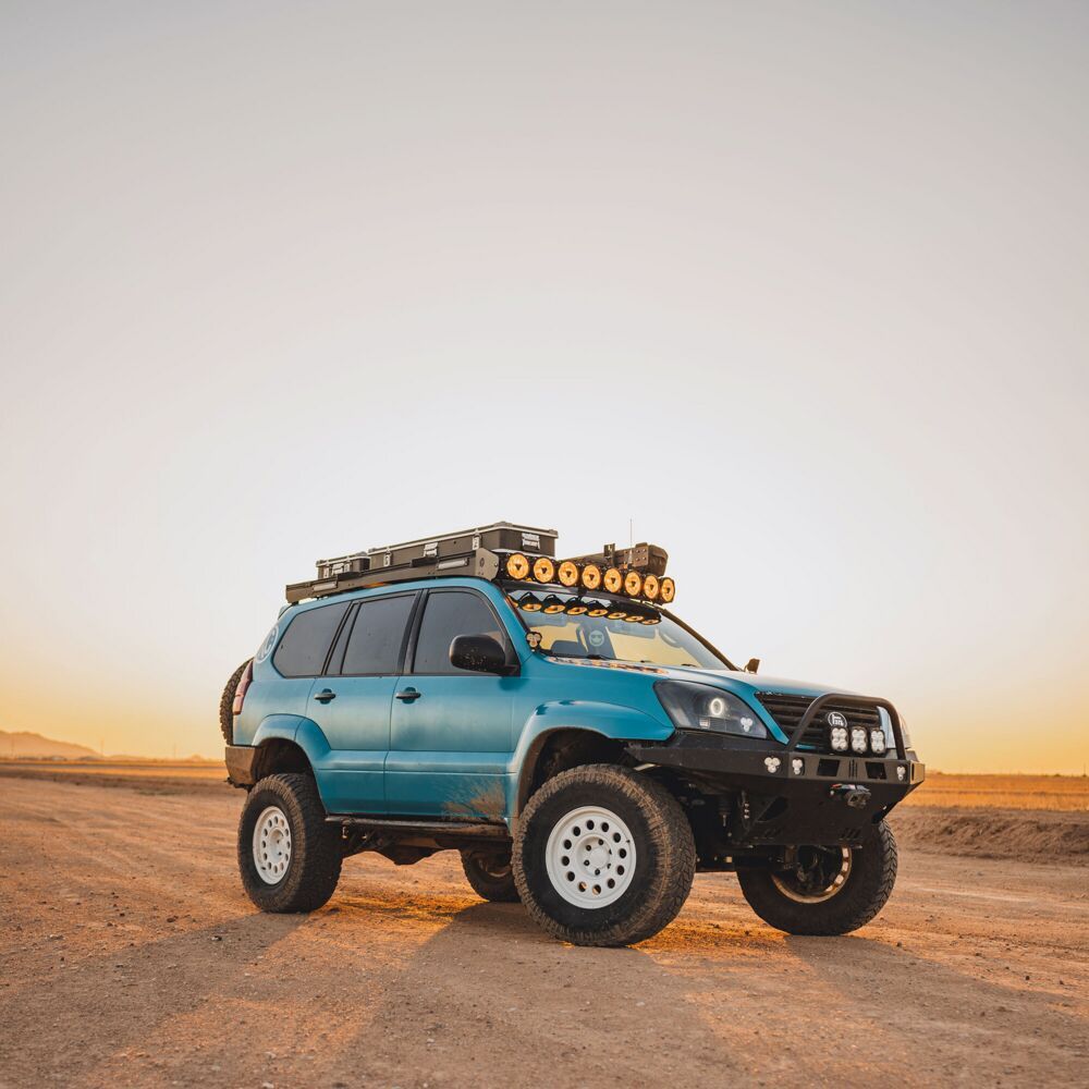 Platform One Roof Rack with 360 Degree Lighting (2003-2009 Lexus Gx 470) KC Hilites-4
