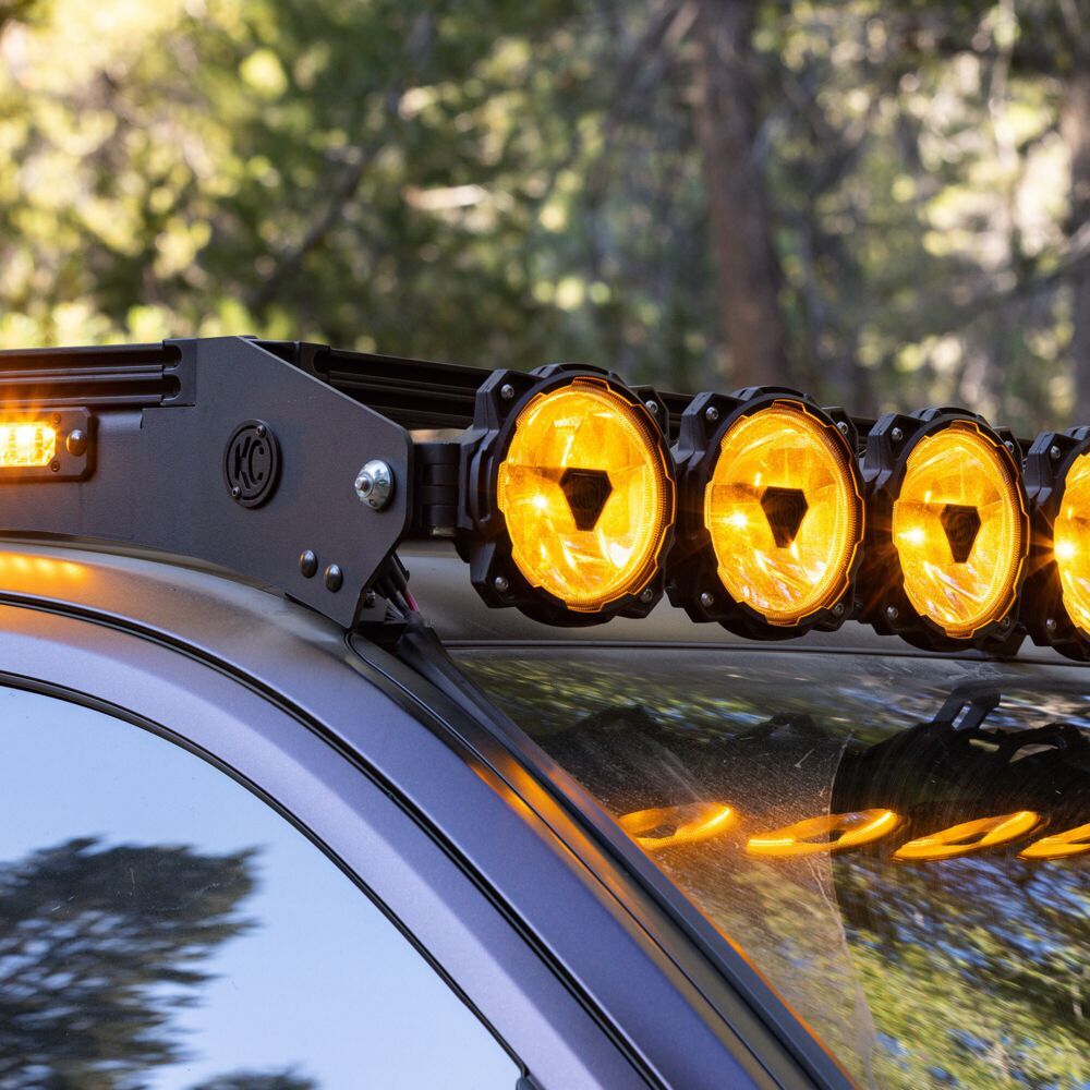 Platform One Roof Rack with 360 Degree Lighting (2025-2026 Toyota 4Runner) KC Hilites-3