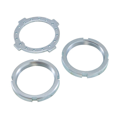 Dana 50/60 Spindle Nut Kit Replacement D50('81&Newer)+D60 Spindle Nut Kit 2 Nuts + Washer 2-16 Threads Yukon Gear & Axle