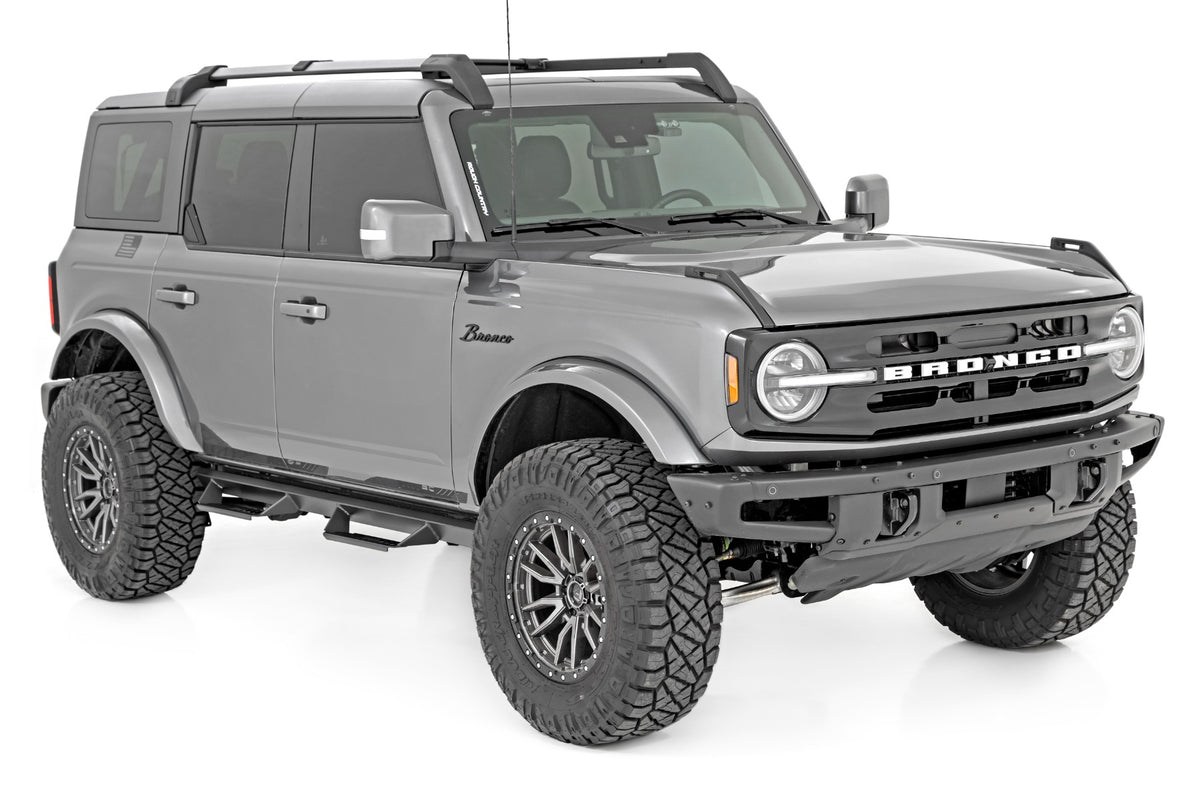 AL2 Drop Steps 4-Door Ford Bronco 4WD (21-23) Rough Country-2